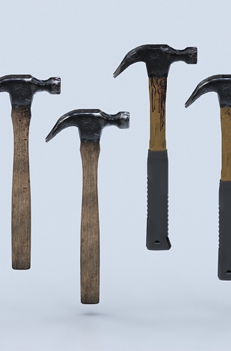 Hammer Hardware Tools 3d model