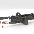 Heavy Machine Gun Long Range Weapon 3d model