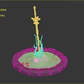 Ancient Sword Game Sword Magic Sword Magic Sword Magic Sword Magic Sword Magic Sword Officer Sword 3d model