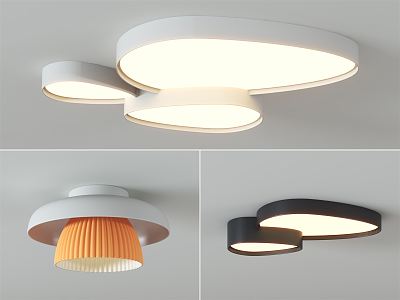 modern ceiling lamp 3d model