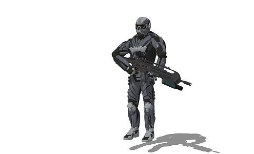 Modern Game Character Island Crisis 3d model