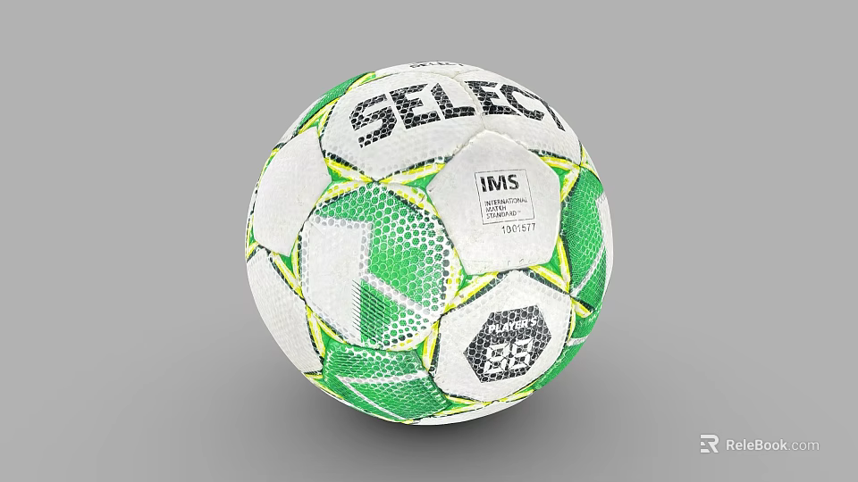 SELEC IM5 88 Model Football Sports Equipment With Green White Black Yellow Design 3d model 