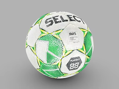 SELEC IM5 88 Model Football Sports Equipment With Green White Black Yellow Design 3d model