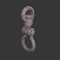 Metal Hanging Connector Equipment With Double Rings And Bolt Structure