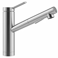 Modern Stainless Steel Kitchen Faucet With Swivel Spout And Single Handle