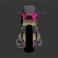 Motorcycle Two-wheeled Motorcycle Cross-country Motorcycle Road Race Motorcycle Motor Vehicle Transport 3d model