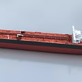 Various Ship Models Including Oil Tanker Container Vessel With Cranes And Containers