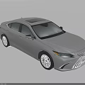 Lexus Silver Sedan With Sleek Design Sunroof And Multi spoke Wheels