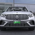 Silver High Performance SUV With Sporty Design Rear Spoiler And Black Wheels