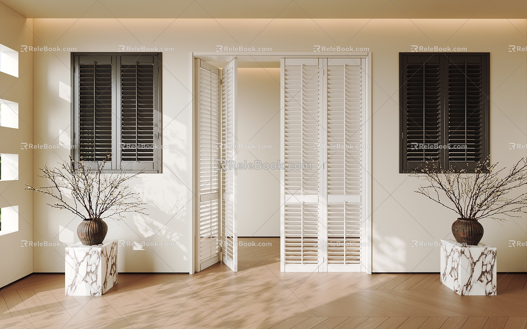 Modern blinds 3d model