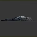 Aerial View of Snow Capped Volcanic Landscape With Surrounding Mountainous Terrain