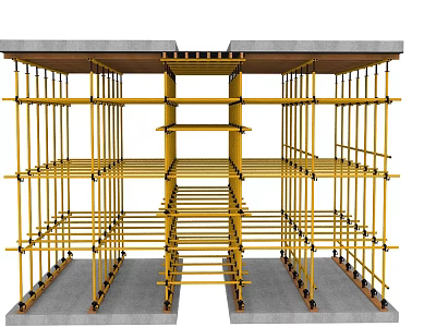 Modern formwork high formwork 3d model