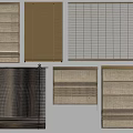 Various Types of Window Blinds With Different Materials and Modern Designs for Home
