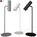 Modern Minimalist Table Lamps in Gray White Black for Home Office Decor