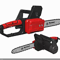 Hammer Industrial Electric Chainsaw Red And Black Heavy Duty Powerful Cutting Tool