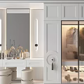 Modern Wardrobe Interior Design With Glass Doors Hanging Clothes And Shoes Storage