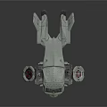 Futuristic Spacecraft Design With Sleek Metallic Body And Advanced Propulsion System