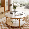 Cozy Cream Tone Open Plan Living And Dining Room With Natural Light Wood Home Interiors