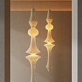 Pendant lamp Paper chandelier 3d model