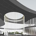 enscape rendering of sales office demonstration area 3d model