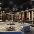 Hongdi Glasses Store Modern Entrance With Glass Doors Wooden Facade And Interior Display Area
