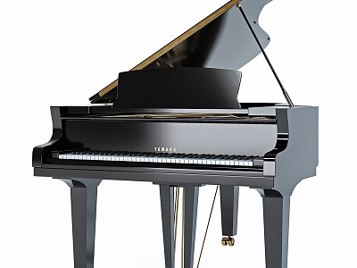 Light Luxury Piano 3d model