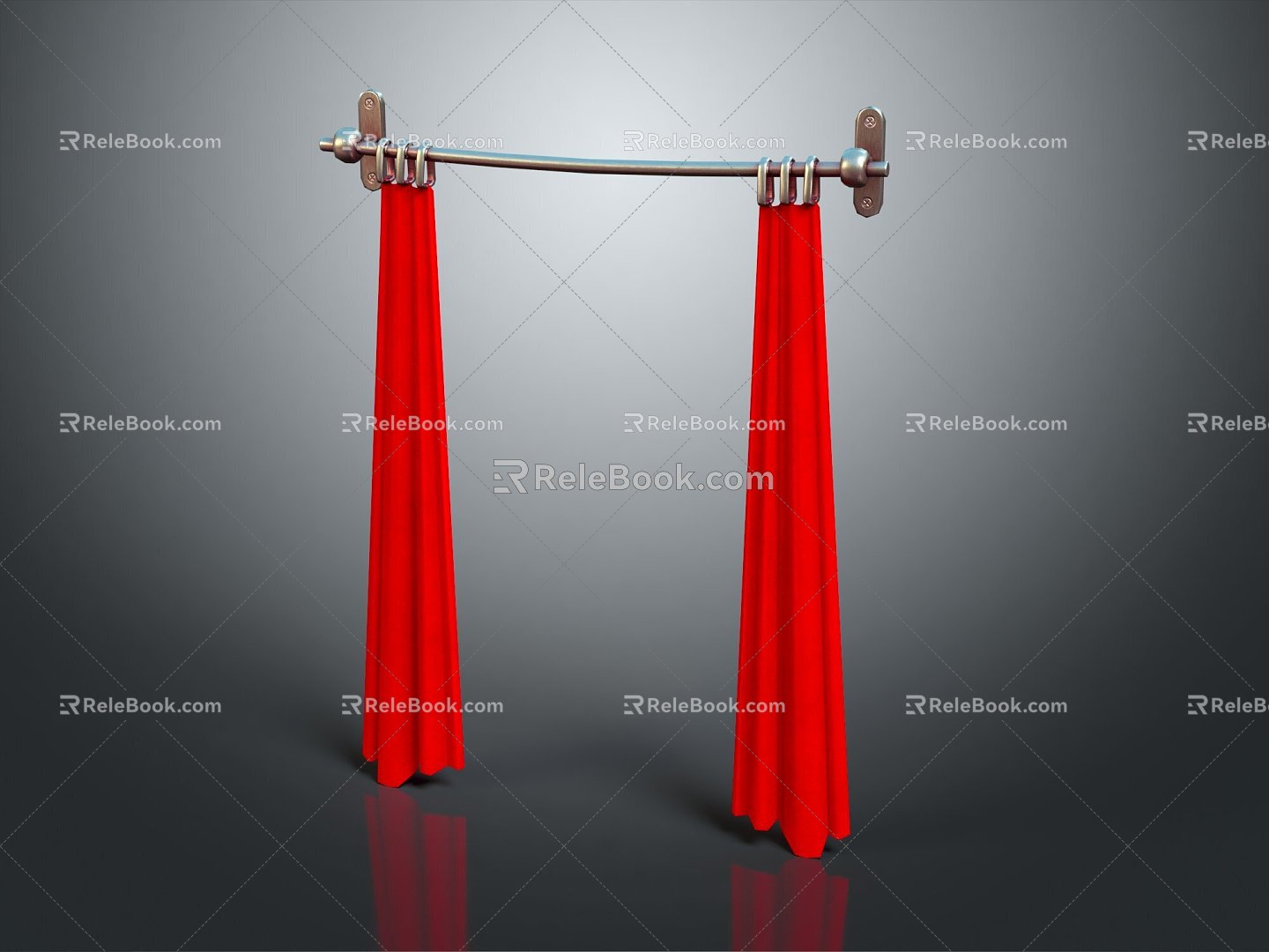 Modern Curtains Victorian Curtains Victorian Curtains 3d model