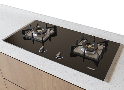 Gas stove 3d model