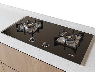 Gas stove 3d model