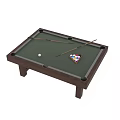 High Quality Entertainment Equipment Billiard Table With Green Felt Surface And Cues