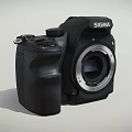 modern camera merrill lynch digital slr camera 3d model