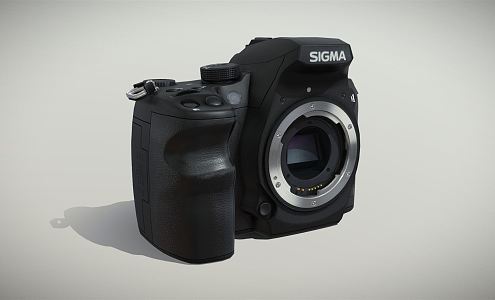 modern camera merrill lynch digital slr camera 3d model