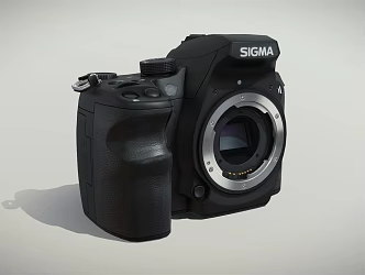 modern camera merrill lynch digital slr camera 3d model