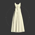 Elegant White Long Sleeveless Dress With Button Front And Textured Fabric