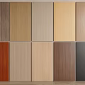 Stylish Wooden Wall Panels With Various Natural Wood Tones For Home Interior Decoration