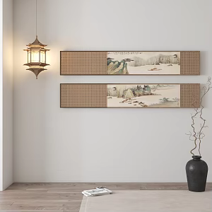 Song Dynasty Aesthetic Hanging Paintings 3d model