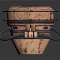 Decorative Wooden Barrel Containers With Metal Bands And Different Sizes