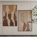 Modern Decorative Hanging Painting 3d model