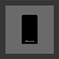 Stylish Blue MORZAN Phone Stand on Black Display Platform for Mobile Device Support