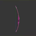 Traditional Wooden Bow As Ancient Weapon With Intricate Design And Craftsmanship Details