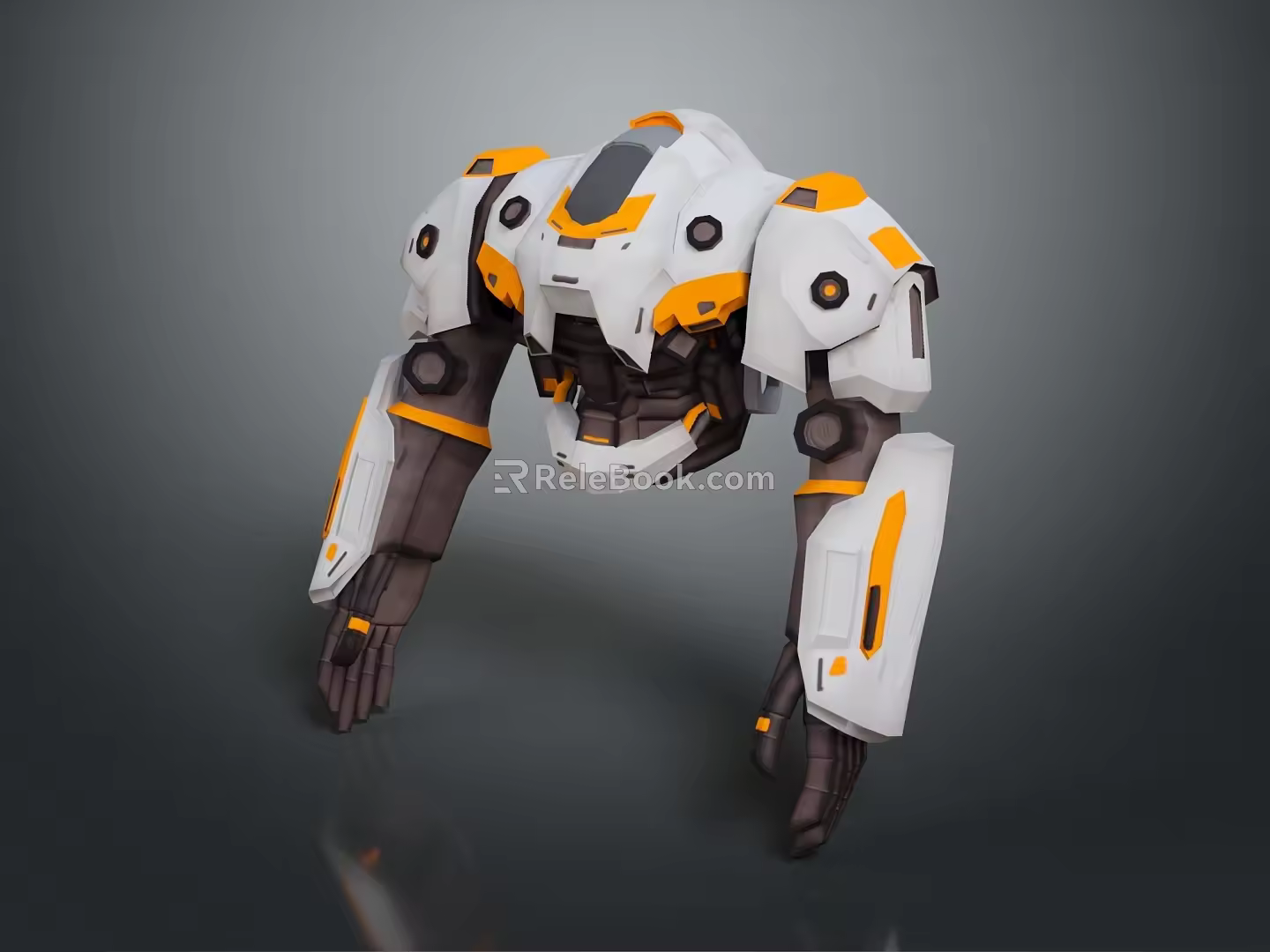 Mech Warrior Mech Soldier Machine Battlearm Mechanical Battlearm Machine Fighter Robot 3d model