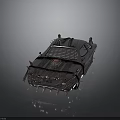 Modified Battle Style Car With Metal Spikes And Decorative Armor Plates