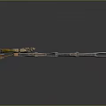 Fantasy Role Creature Themed Decorative Weapon Design With Intricate Details