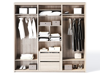 Modern wardrobe 3d model