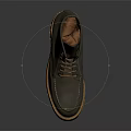Taupe Suede Lace Up Boots Featuring Brown Laces And White Rubber Sole Design