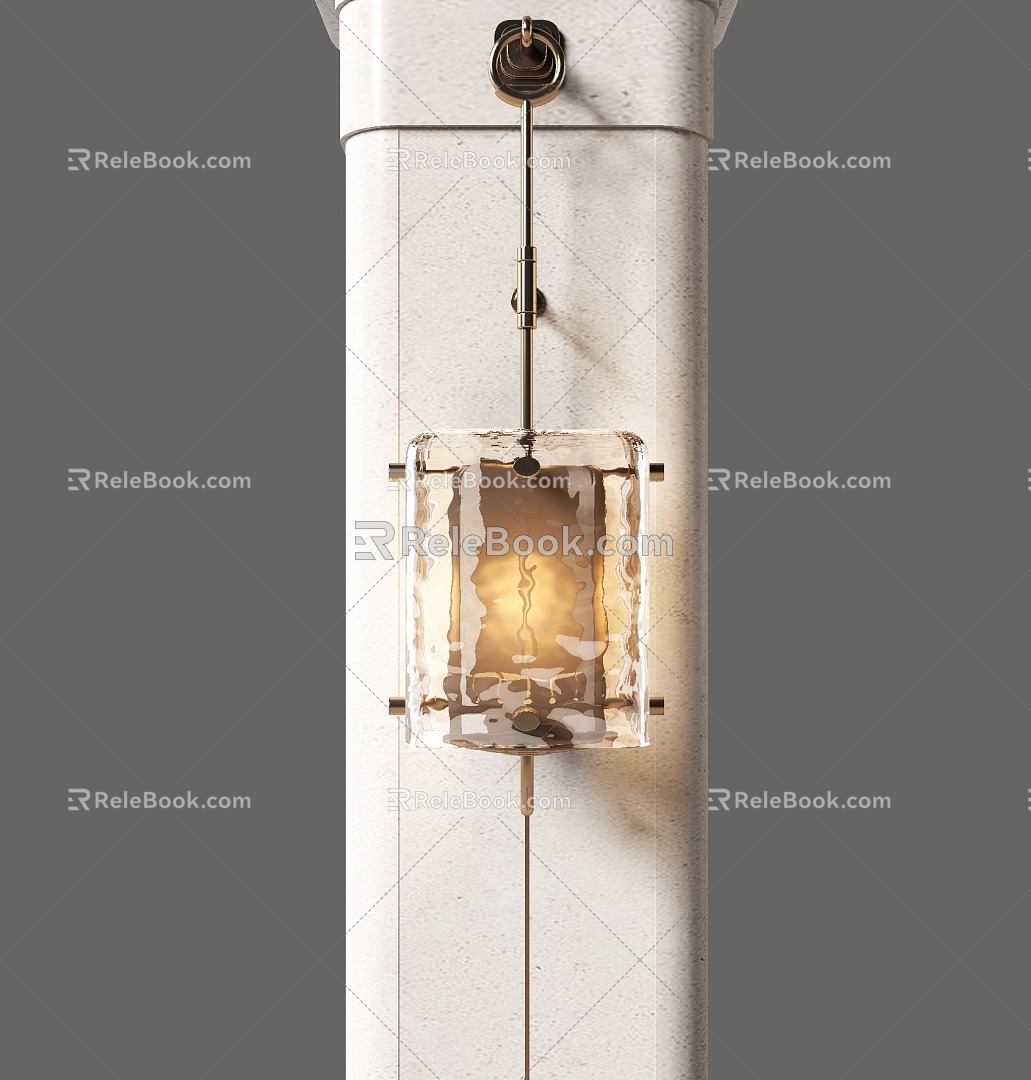 Wall lamp luminaire 3d model