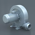 High Performance Industrial Centrifugal Blower With Metal Housing And Electric Motor Base