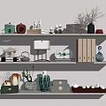 New Chinese style ornaments combination 3d model