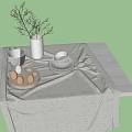 Tableware combination 3d model