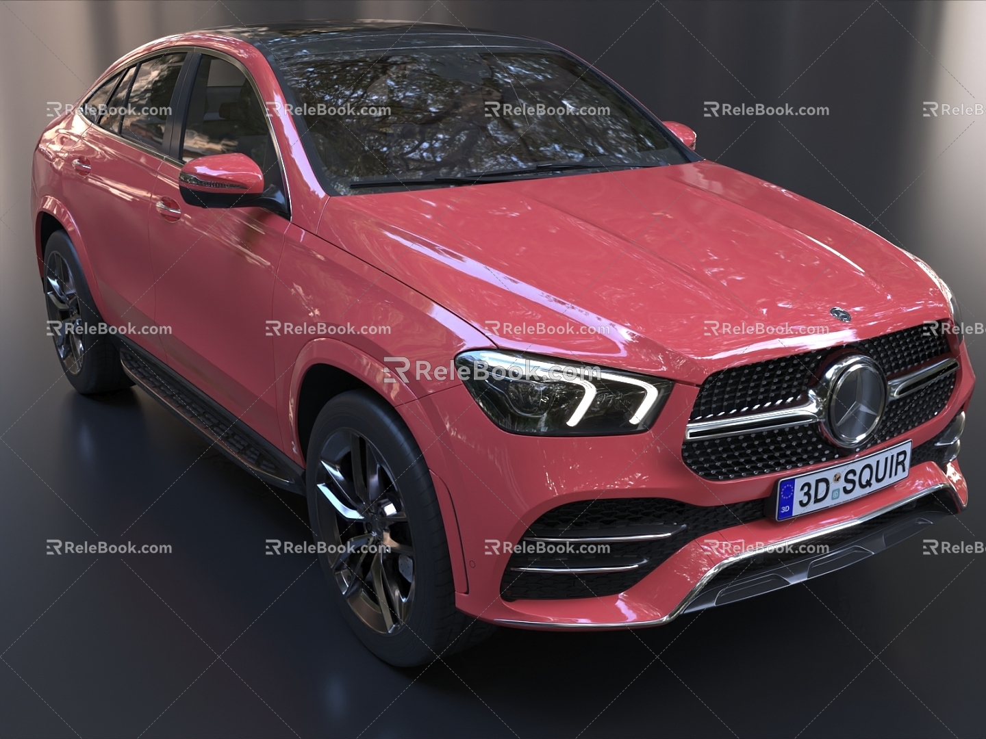 Mercedes-Benz GLE Mercedes-Benz Car Mercedes-Benz Car Mercedes-Benz Coupe 3d model